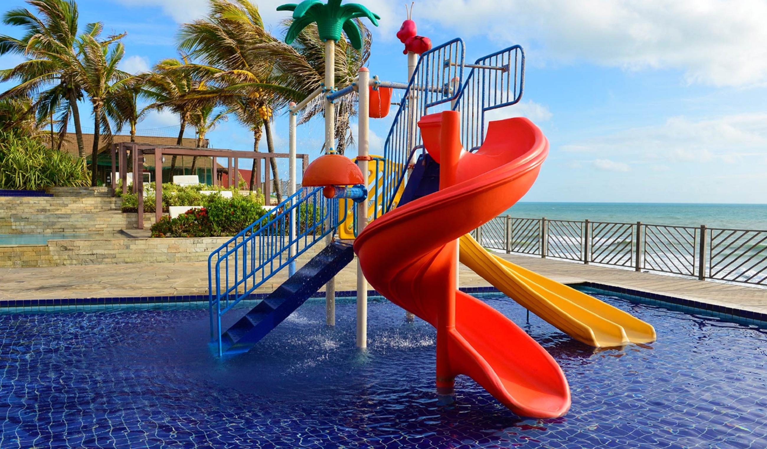 Wish Natal Hotel Exterior photo A water slide at a water park